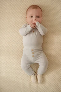 Боди с длинным рукавом – Baby Blue – Little Dutch – размер 74 4