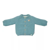 Вязаный кардиган Forest Friends — Baby Blue — Little Dutch — 62