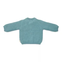 Вязаный кардиган Forest Friends — Baby Blue — Little Dutch — 62 2