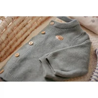 Вязаный кардиган Forest Friends — Baby Blue — Little Dutch — 74 5
