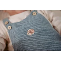 Salopeta din tricot fara maneci - Baby Blue - Little Dutch - 68 3