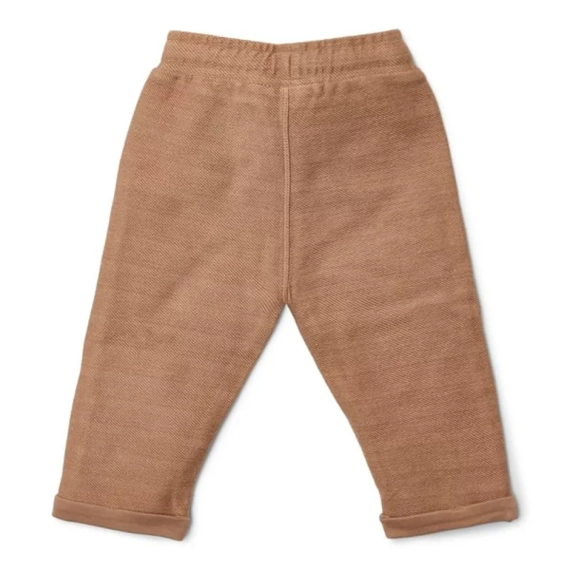 Pantaloni din bumbac organic - Brown - Forest Friends - Little Dutch - 104 2