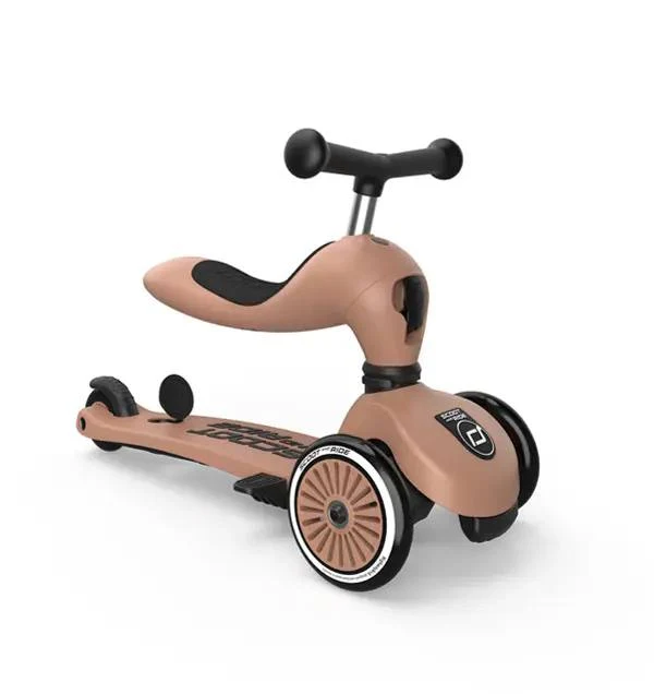 Trotineta cu maner Push and Go Highway Kick 1 Mocha Scoot&Ride 5