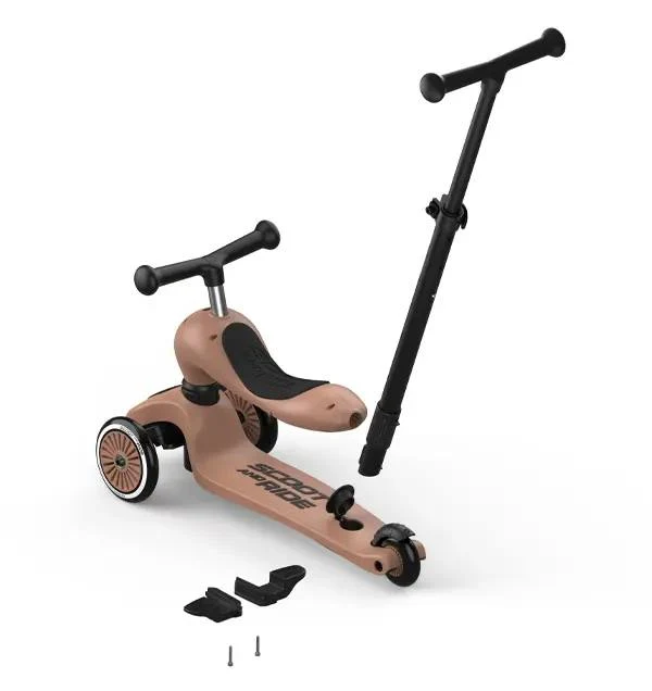 Trotineta cu maner Push and Go Highway Kick 1 Mocha Scoot&Ride 7