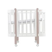 Patuc pentru copii Nika, Alb/Cappucino 60x120cm IngVart