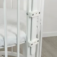 Suport pentru baldachin din lemn pentru Smart Bed Alb IngVart 3