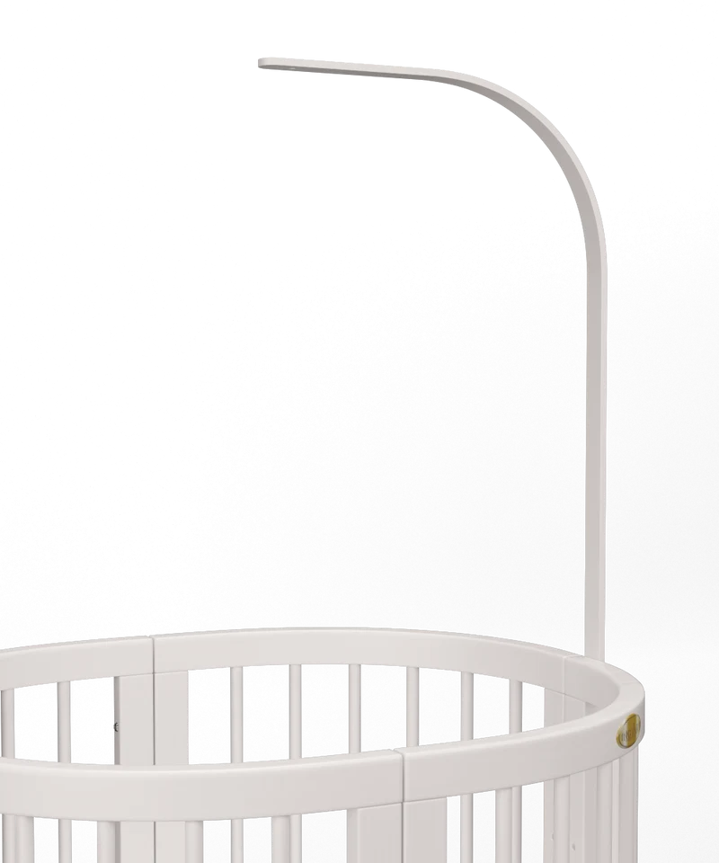 Suport pentru baldachin din lemn pentru Smart Bed Alb IngVart 2