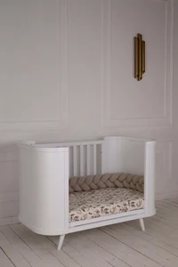 Patuc pentru copii Boho, slim, Alb 70x134cm IngVart 3