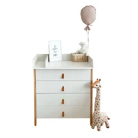 Comoda Scandi Alb/Natural IngVart 2