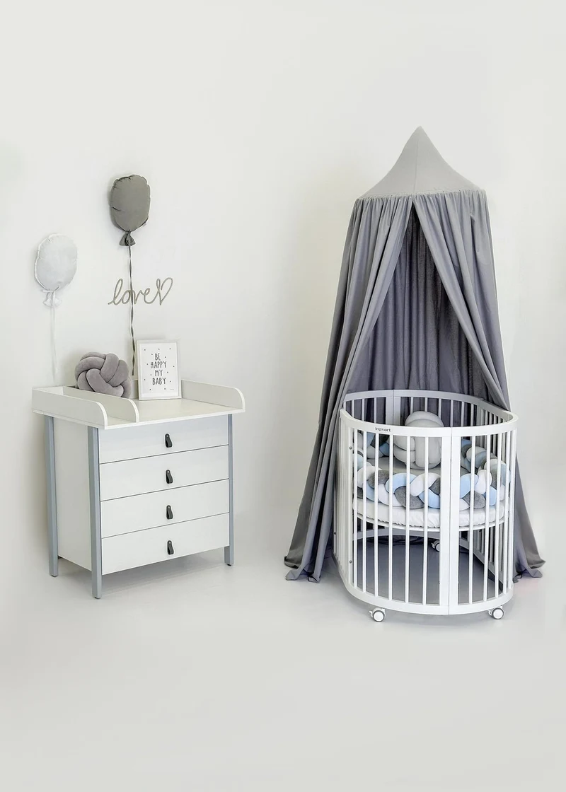 Comoda Scandi Alb/Gri IngVart 2