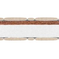 Saltea pentru patucul Fly Cocos+spuma+latex 136*66*11 3