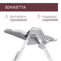 Scaun de masa Chicco Polly Armonia CARRARA, 6luni+ 2