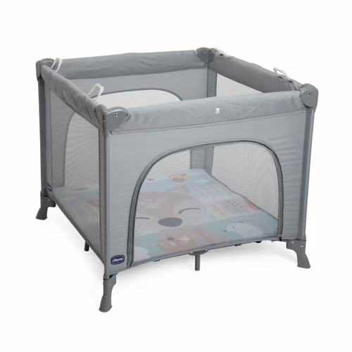 Tarc pentru copii cu salteluta Chicco Open Box, Fawn, 0-12luni
