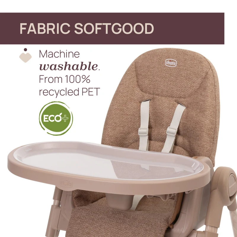 Scaun de masa Chicco Polly Armonia Terracotta, 6luni+ 2