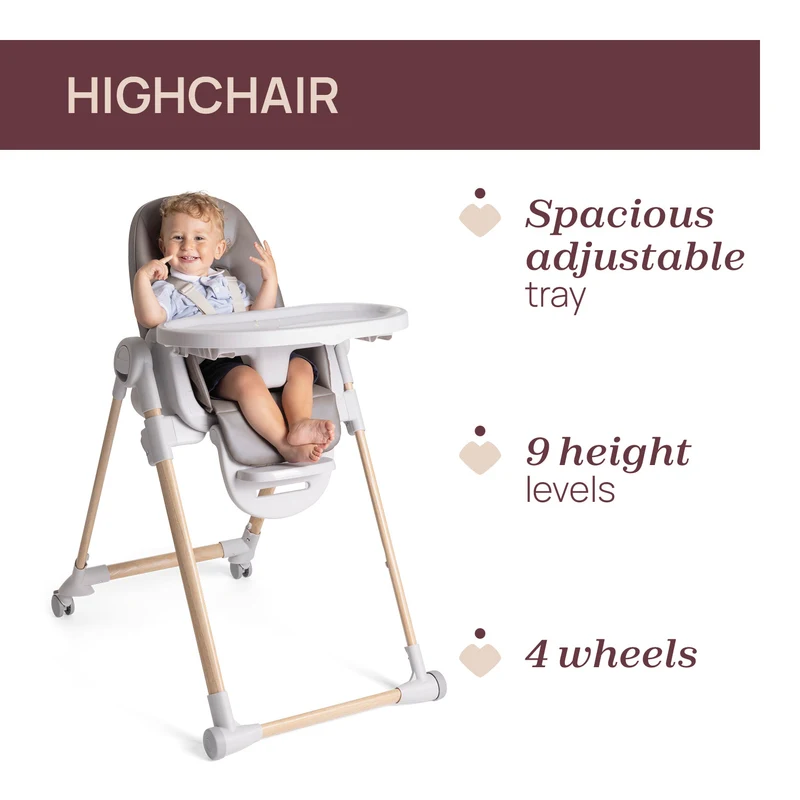 Scaun de masa Chicco Polly Armonia Scandinavian, 6luni+ 4