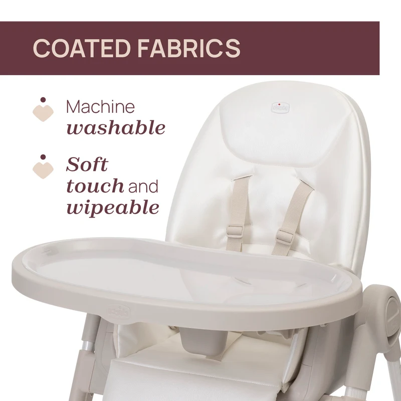 Scaun de masa Chicco Polly Armonia Motherpearl, 6luni+ 2