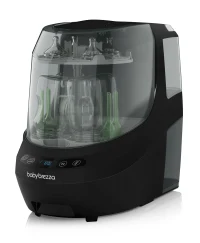 Dispozitiv pentru spalat, sterilizat si uscat biberoane Baby Brezza Bottle Washer Pro All Black