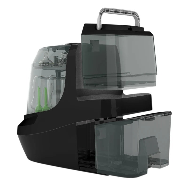 Dispozitiv pentru spalat, sterilizat si uscat biberoane Baby Brezza Bottle Washer Pro All Black 3