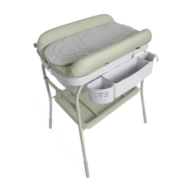 Cadita cu masa de infasat Chicco Cuddle&Bubble Oasis 3