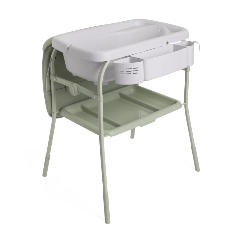Cadita cu masa de infasat Chicco Cuddle&Bubble Oasis 4