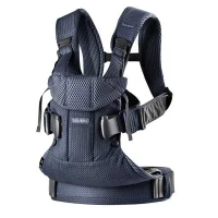 Marsupiu anatomic BabyBjorn One air Navy Blue 3D Mesh 2