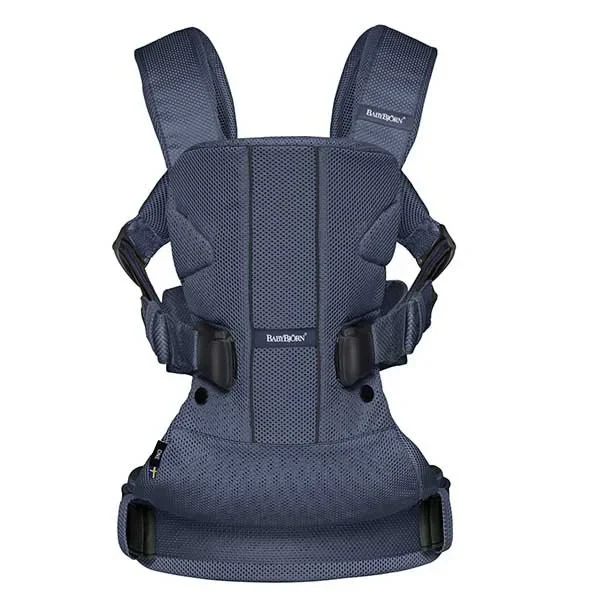 Marsupiu anatomic BabyBjorn One air Navy Blue 3D Mesh 3