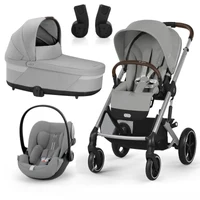 Коляска 3 в 1 Cybex Balios S Lux Stone Grey Mid Grey