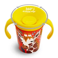 Поильник Munchkin Miracle Wildlove «Жираф» (180 мл) 2