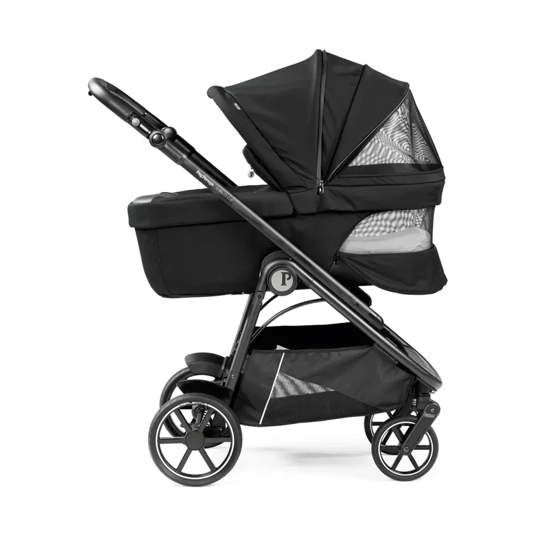Коляска 2 в 1 Peg Perego Veloce Blue Люлька Gran Pagoda, Licorice 4