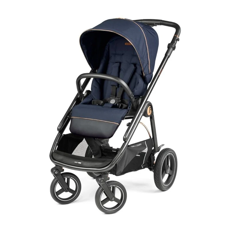 Коляска 2 в 1 Peg Perego Veloce Blue Landou Gran Pagoda, Blue Shine 8