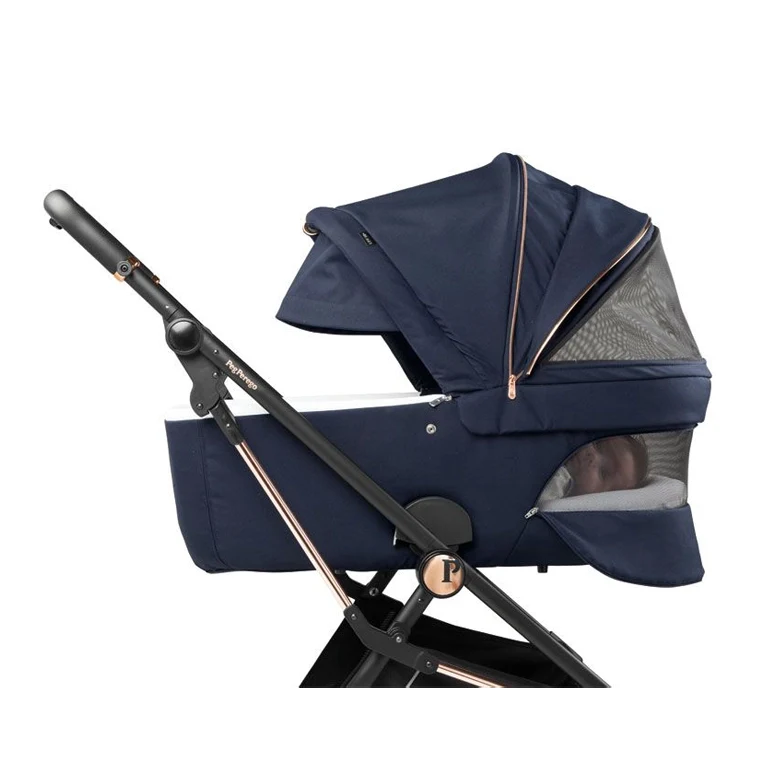Коляска 2 в 1 Peg Perego Veloce Blue Landou Gran Pagoda, Blue Shine 10
