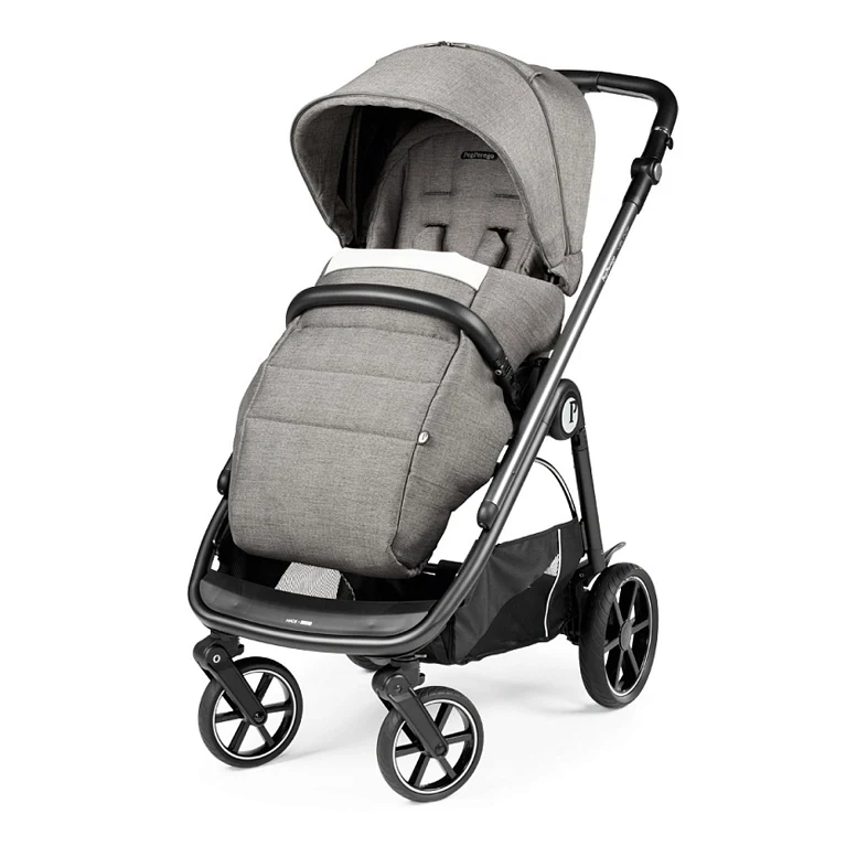 Carucior 2 in 1 Peg Perego Veloce Landou Gran Pagoda City Grey 3