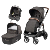 Коляска 3 в 1 Peg Perego Veloce с люлькой Culla Grande и автокреслом Primo Viaggio Lounge 500 Fiat