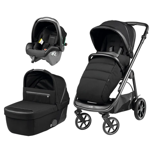 Коляска 3 в 1 Peg Perego Veloce Люлька Gran Pagoda Автокресла Primo Viaggio Lounge Licorice