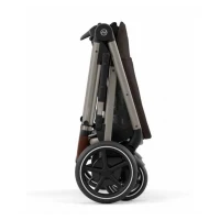 Carucior pentru gemeni 2 in 1 Cybex Gazelle S BLK BP Chocolate Brown 5