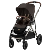 Carucior pentru gemeni 2 in 1 Cybex Gazelle S BLK BP Chocolate Brown