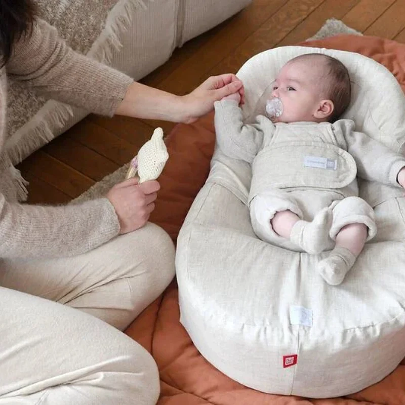 Red Castle Salteluta fiziologica Bebelusi Cocoonababy Linen Natural 3
