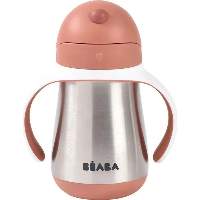 Beaba Cana cu pai din inox 250ml Terracotta B913587 2