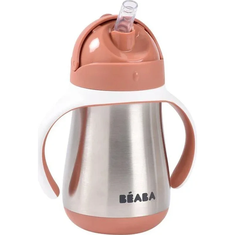 Beaba Cana cu pai din inox 250ml Terracotta B913587 3