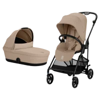 Carucior 2 in 1 Cybex Melio Carbon Almond Beige