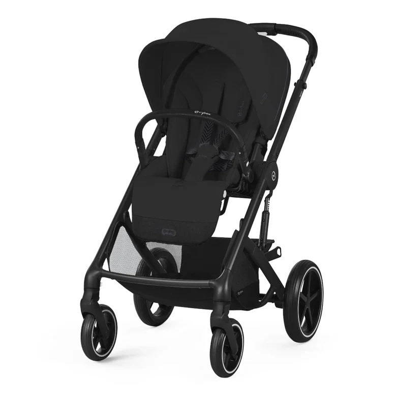 Carucior Cybex Balios S Lux 2 in 1 Moon Black, black 2