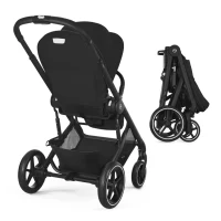 Carucior Cybex Balios S Lux 2 in 1 Moon Black, black 4