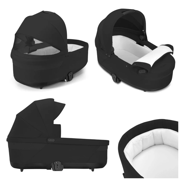 Carucior Cybex Balios S Lux 2 in 1 Moon Black, black 5