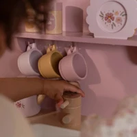 Bucatarie din lemn FSC cu accesorii - Roz - Little Dutch 6