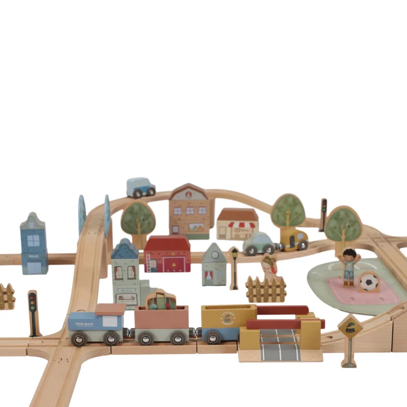 Set de sine pentru tren din lemn - Little Dutch 2