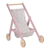 Carucior din lemn FSC pentru papusi - Little Dutch