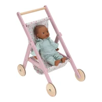 Carucior din lemn FSC pentru papusi - Little Dutch 2