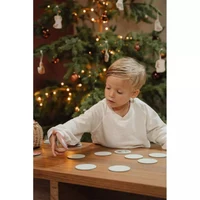 Joc de memorie din carton FSC - Editie speciala de Craciun - Little Dutch 5