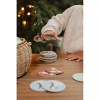 Joc de memorie din carton FSC - Editie speciala de Craciun - Little Dutch 3