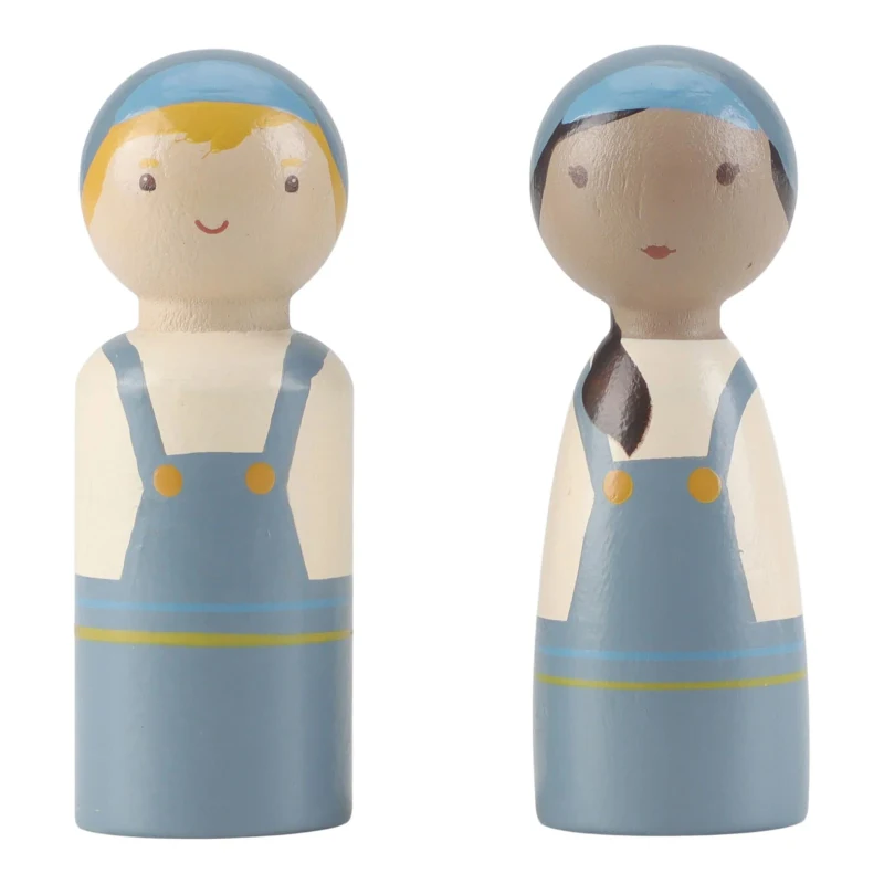 Masinuta din lemn FSC cu accesorii - Masina de gunoi - Little Dutch 4